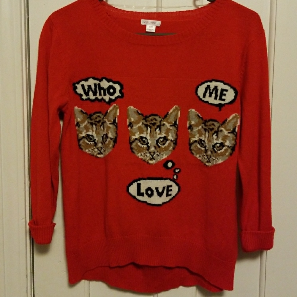 Red Cat Sweater 😻